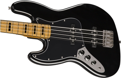 Squier Classic Vibe 70s Jazz Bass Akçaağaç Klavye Black Solak Bas Gitar 3
