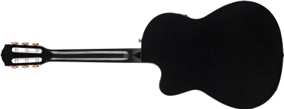 Fender CN-140SCE Nylon Thinline Black Elektro Klasik Gitar 3