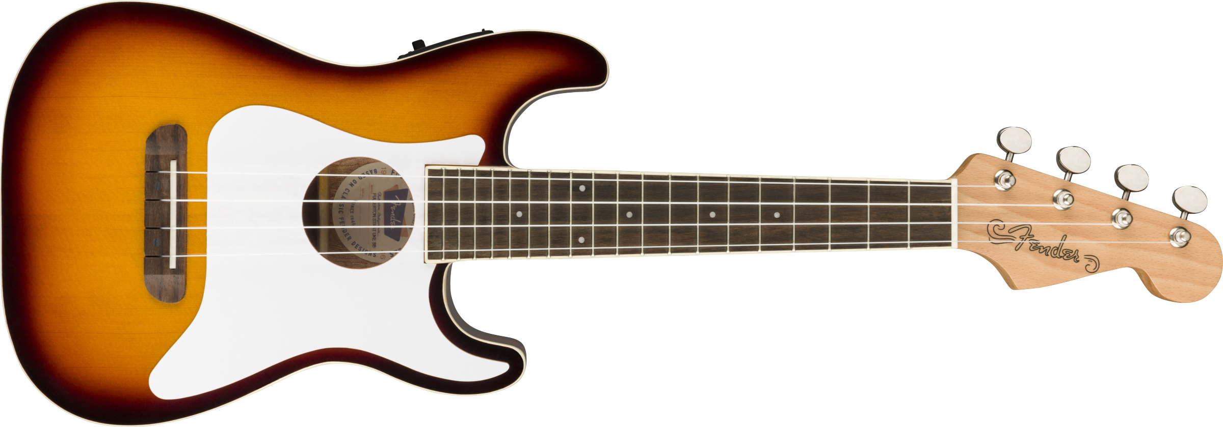 Fender Fullerton Strat Sunburst Elektro Ukulele 1