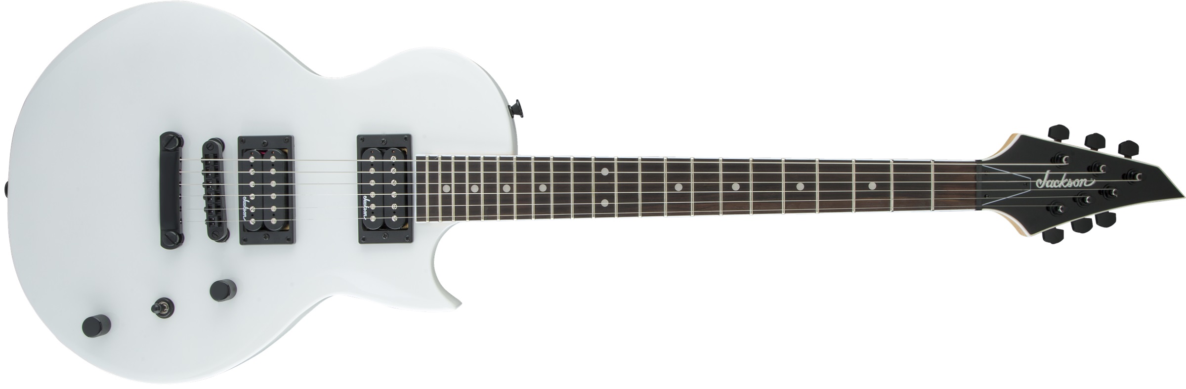 Jackson JS Monarkh SC JS22 Amaranth Klavye Snow White Elektro Gitar 1