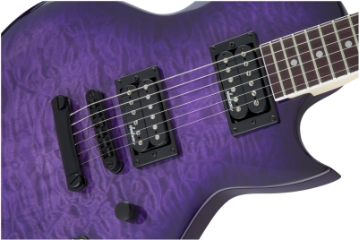 Jackson JS Monarkh SC JS22Q Amaranth Klavye Transparent Purple Burst Elektro Gitar 6