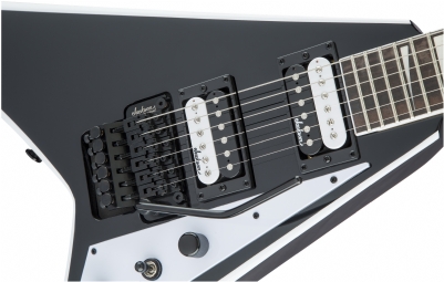 Jackson JS Rhoads JS32 Amaranth Klavye Black with White Bevels Elektro Gitar 6
