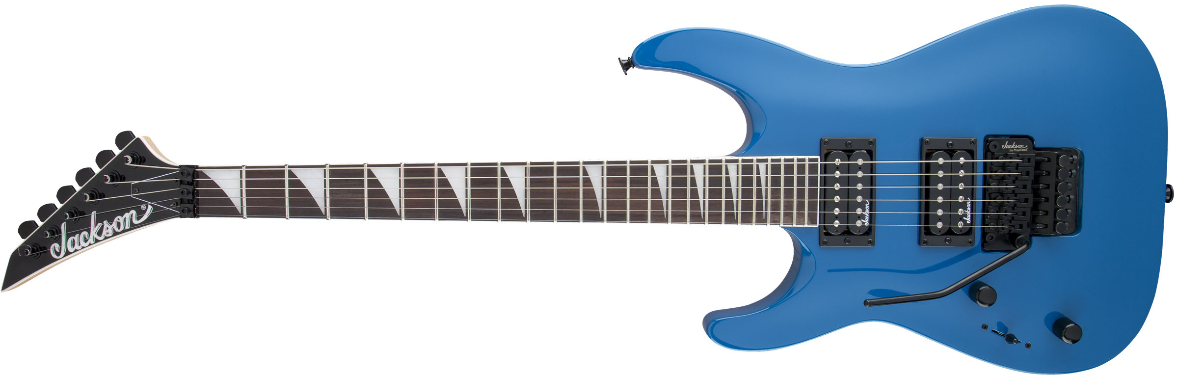 Jackson JS Dinky Arch Top JS32LH DKA Amaranth Klavye Bright Blue Solak Elektro Gitar 1