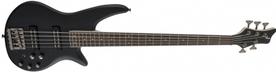 Jackson JS Spectra Bass JS3V Laurel Klavye Satin Black Bas Gitar 4