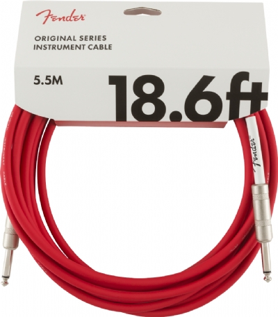 Fender Original 5m Fiesta Kırmızı Enstrüman Kablosu 2