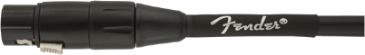 Fender Professional 3m Siyah Mikrofon Kablosu 4