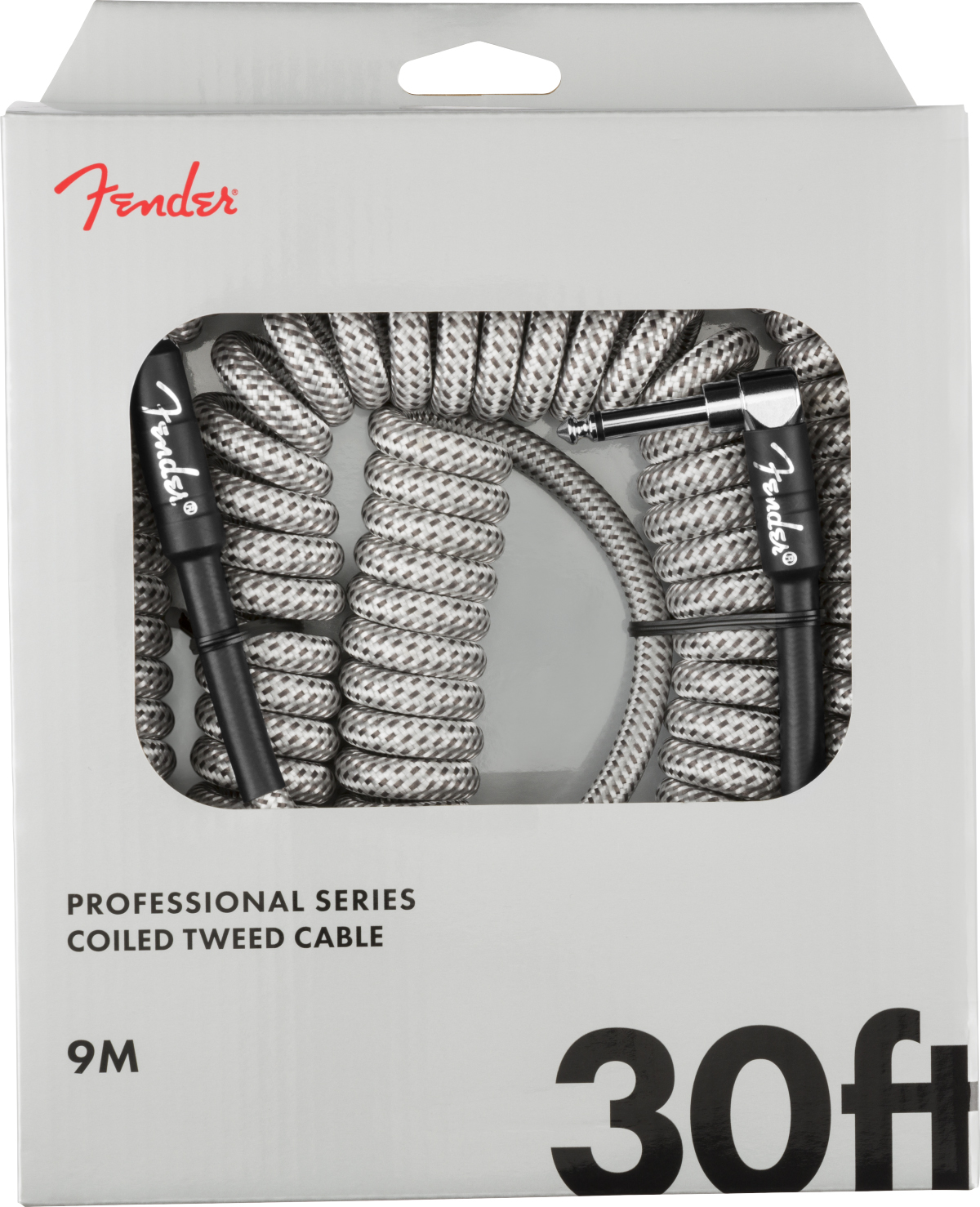 Fender Professional Coil Cable 9m Beyaz Tweed Enstrüman Kablosu 5