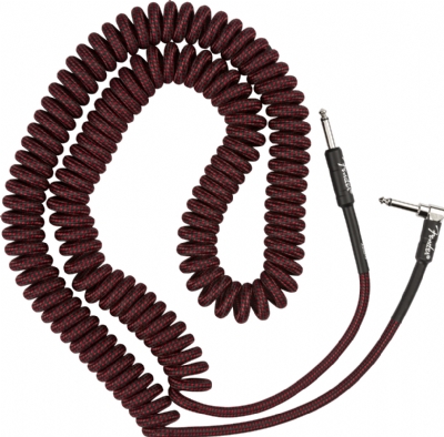 Fender Professional Coil Cable 9m Kırmızı Tweed Enstrüman Kablosu 6
