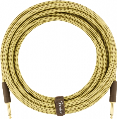 Fender Deluxe Düz/Düz Uçlu 3m Tweed Enstrüman Kablosu 5