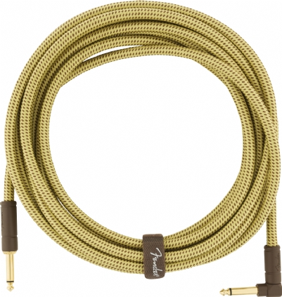 Fender Deluxe Düz/L Uçlu 5m Tweed Enstrüman Kablosu 6
