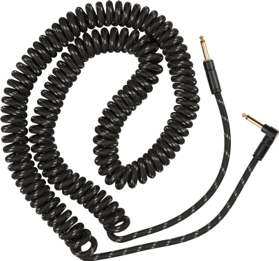 Fender Deluxe Coil Cable 9m Siyah Tweed Enstrüman Kablosu 2
