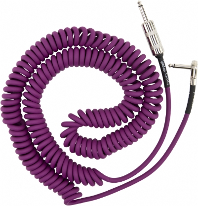 Fender Hendrix Voodoo Child Coil Düz/L Uçlu 9m Purple Enstrüman Kablosu 2