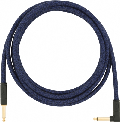 Fender Festival Düz/L Uçlu 3m Pure Hemp Mavi Dream Enstrüman Kablosu 5