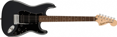 Squier Affinity Stratocaster HSS Laurel Klavye Charcoal Frost Metallic 15G Elektro Gitar Seti 4