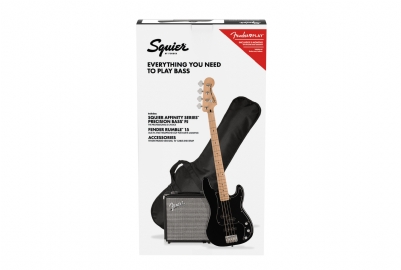 Squier Affinity Precision Bass PJ Akçaağaç Klavye Black Rumble 15 Bas Gitar Seti 3