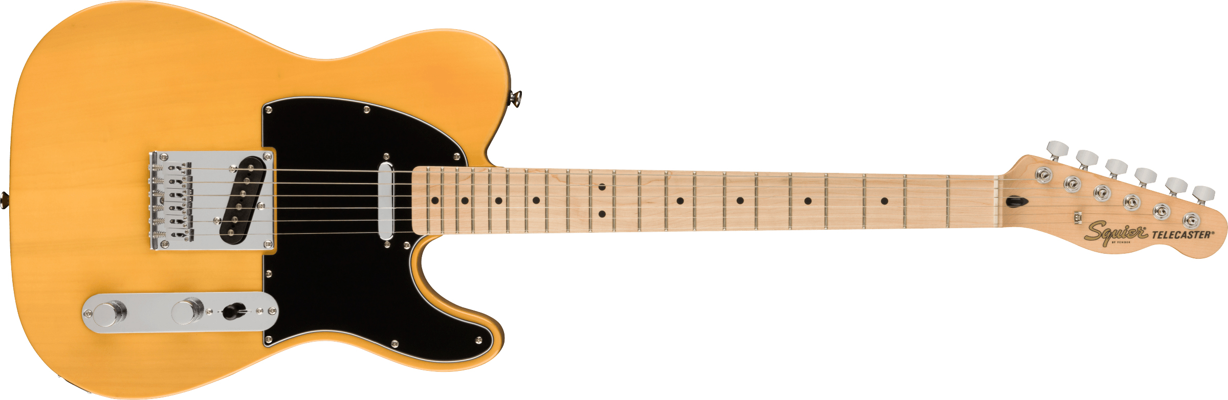 Squier Affinity Telecaster Akçaağaç Klavye Butterscotch Blonde Elektro Gitar 1