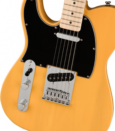 Squier Affinity Telecaster Akçaağaç Klavye Butterscotch Blonde Solak Elektro Gitar 3