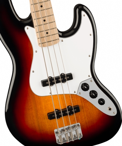 Squier Affinity Jazz Bass Akçaağaç Klavye 3-Color Sunburst Bas Gitar 4