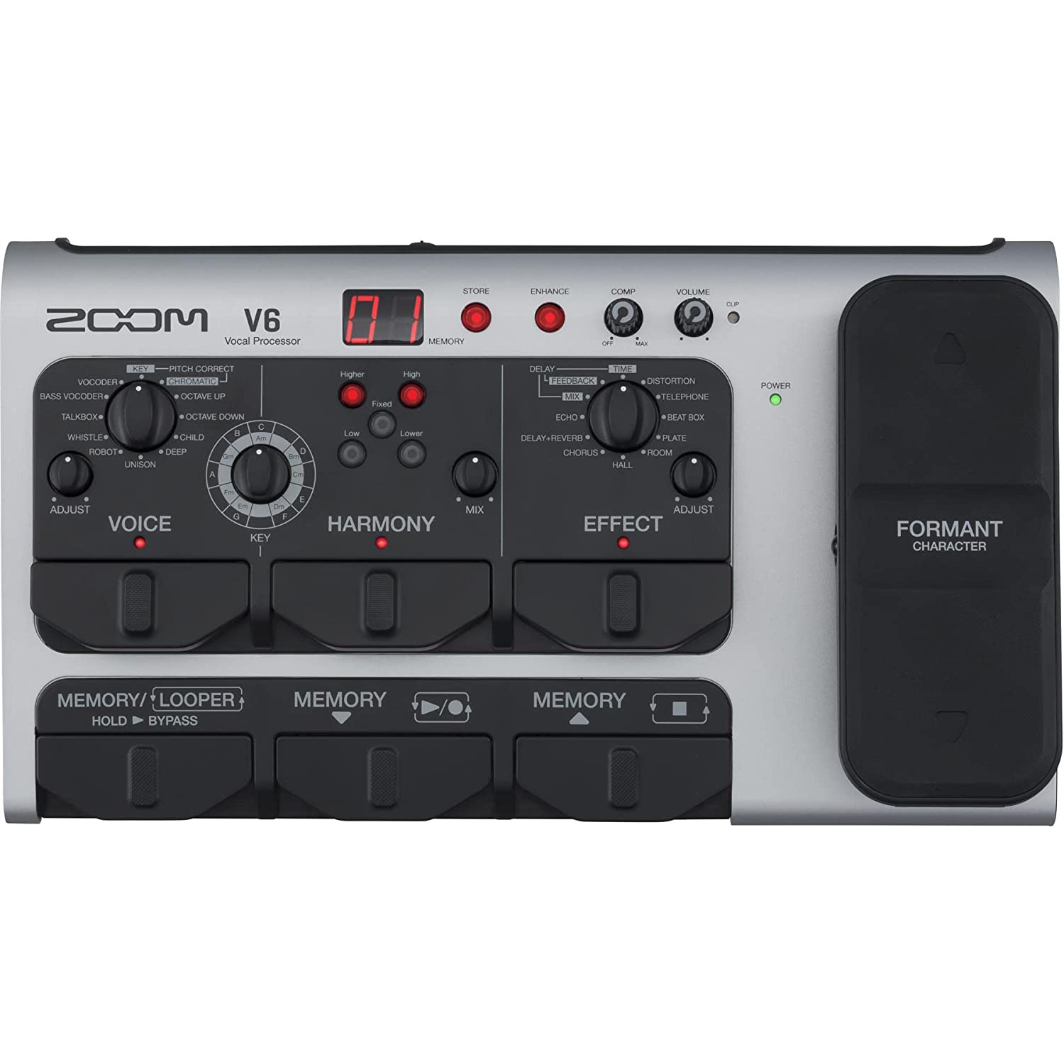 Zoom V6 Vokal Efekt Prosesörü 1