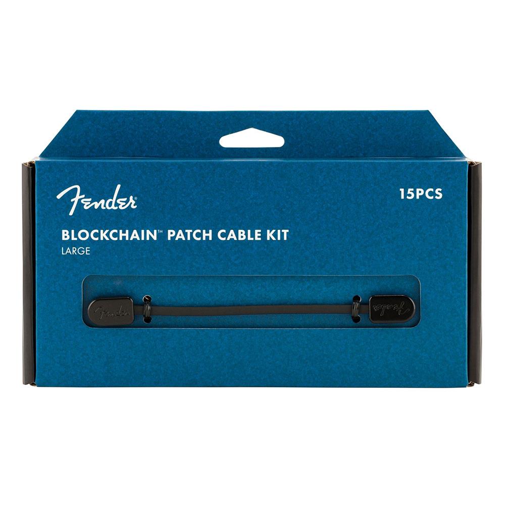 Fender Blockchain Patch Cable Kit Large Siyah Patch Kablosu 5