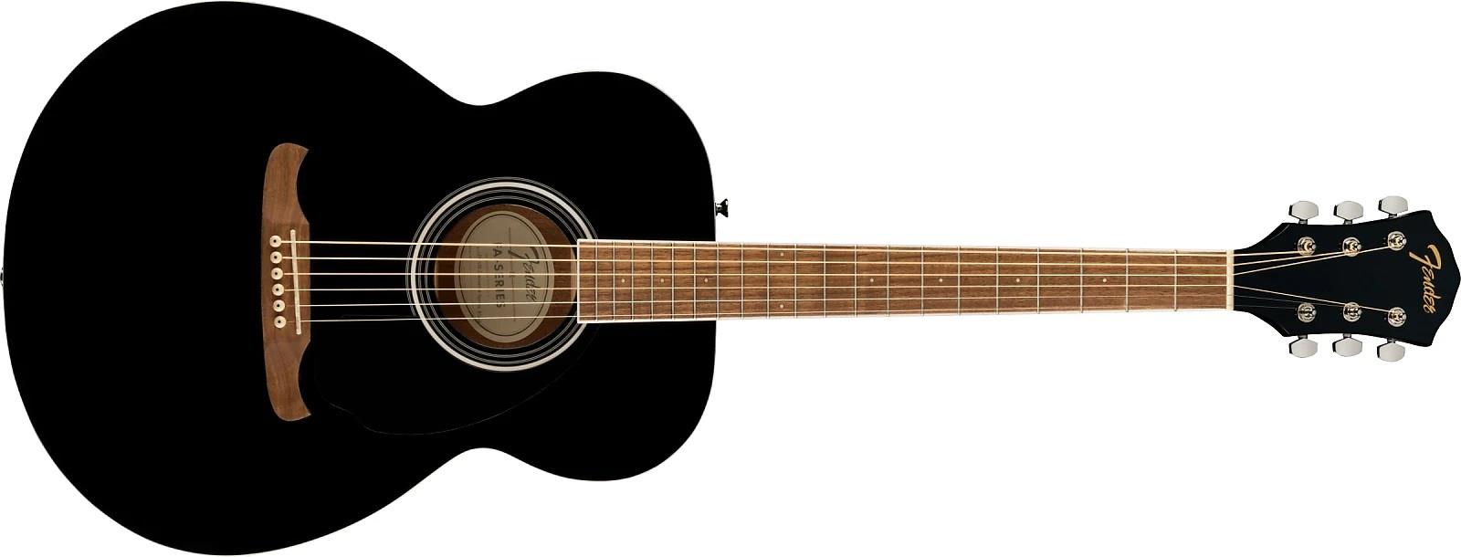 Fender DE FA-135 Concert Black Akustik Gitar 1