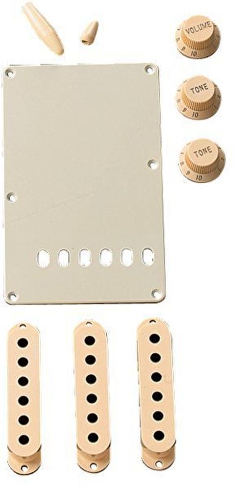 Fender Stratocaster Aged White Manyetik Kapağı Aksesuar Kiti 1