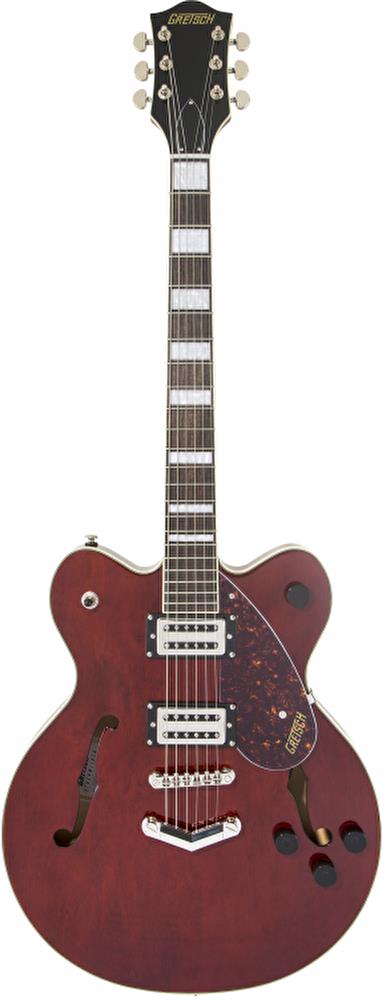 Gretsch G2622 Streamliner Center Block Double-Cut V-Stoptail Laurel Klavye BroadTron BT-2S Pickups Walnut Stain Elektro Gitar 1