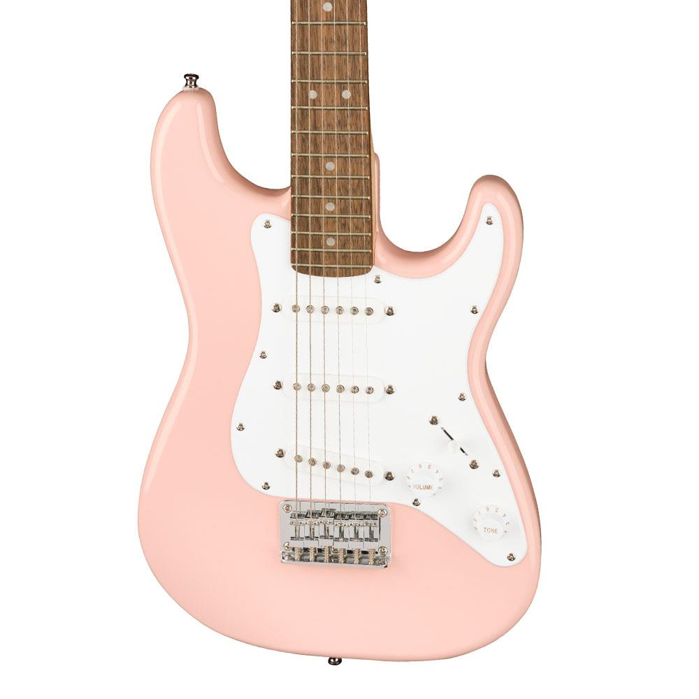 Squier Mini Stratocaster Laurel Klavye Shell Pink Elektro Gitar 3