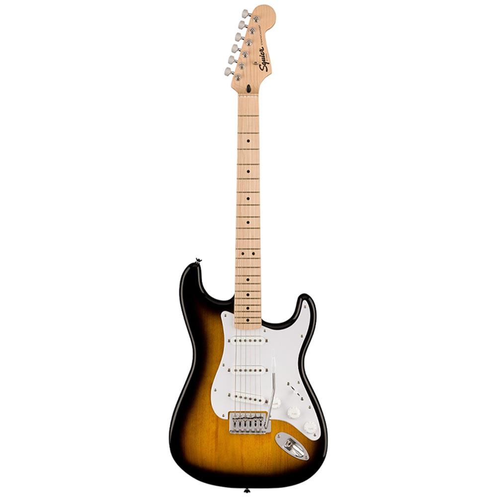 Squier Sonic Stratocaster 2 Ton Sunburst Frontman 10G Elektro Gitar Seti 3