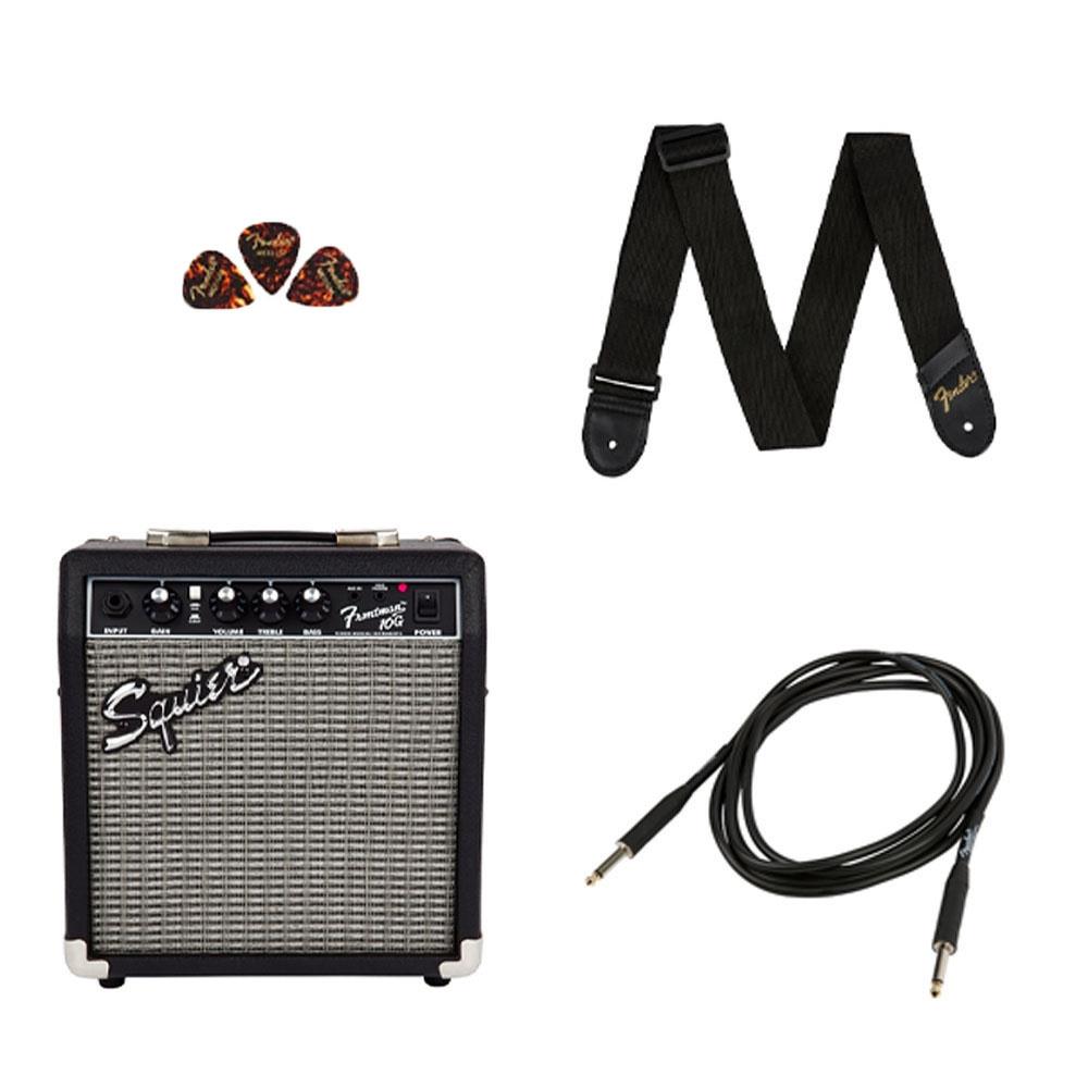 Squier Sonic Stratocaster 2 Ton Sunburst Frontman 10G Elektro Gitar Seti 5