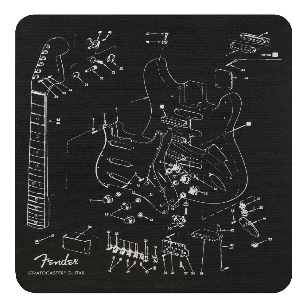 Fender Exploded Strat Mousepad 1
