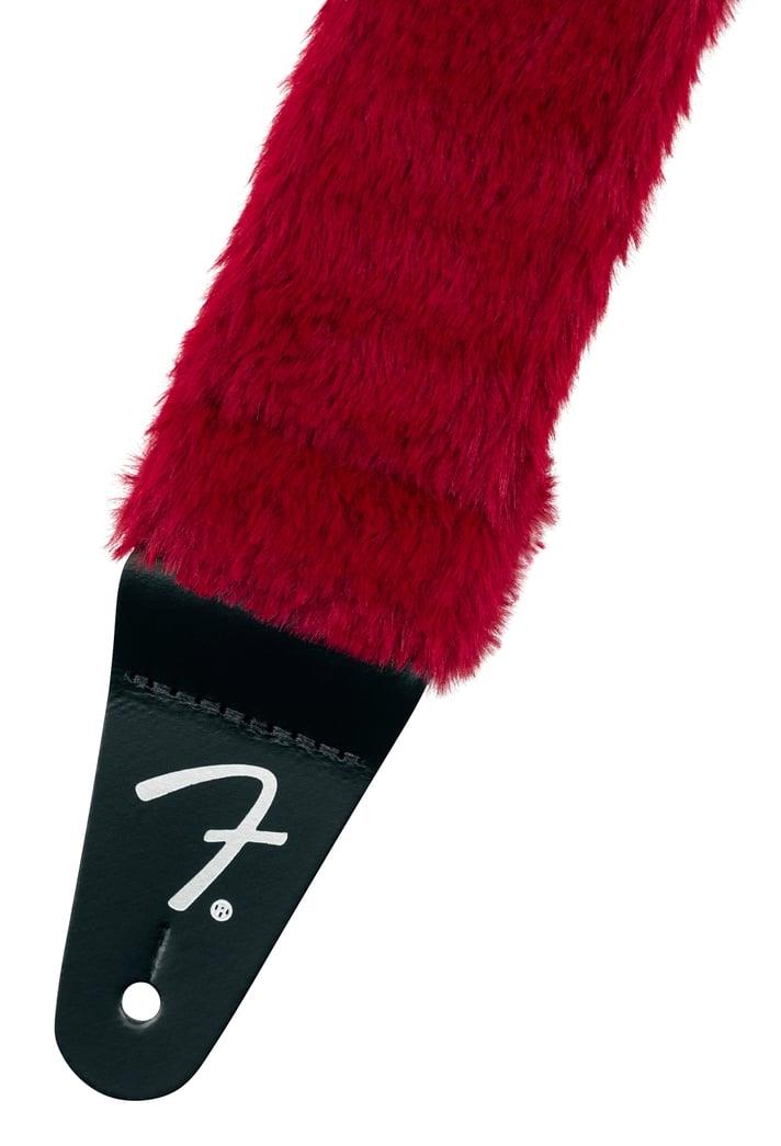 Fender Poodle Plush Red Gitar Askısı 2