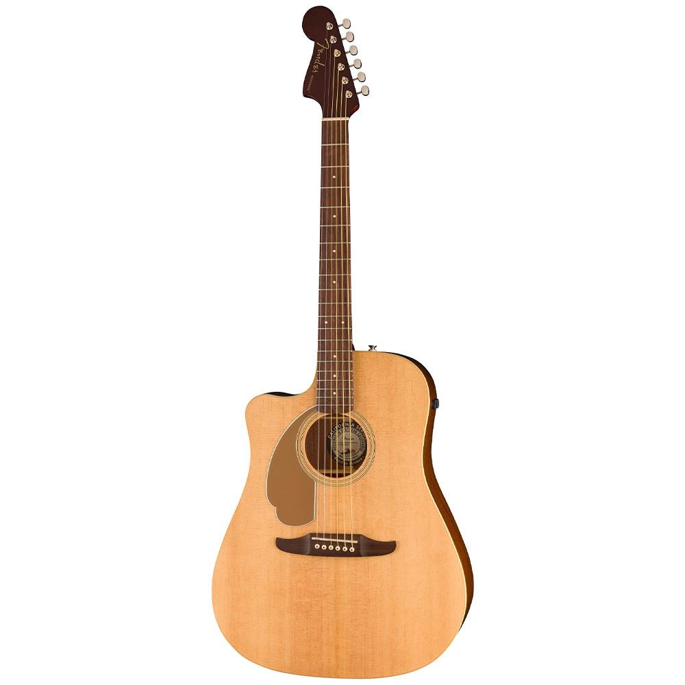 Fender Redondo Player Ceviz Klavye GPG Natural Solak Elektro Akustik Gitar 3