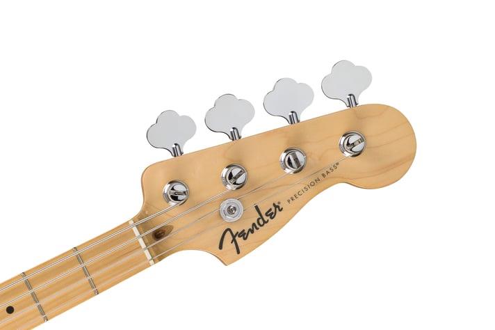 Fender Standard Precision Bass Akçaağaç Klavye Olympic White Bas Gitar 3