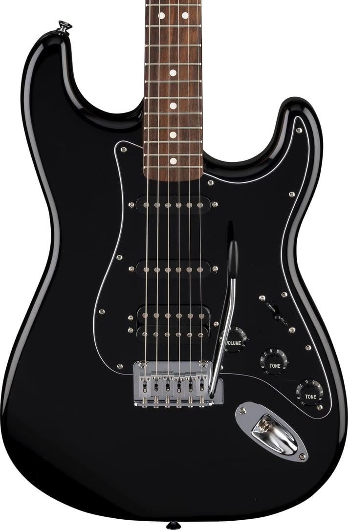Fender Standard Stratocaster HSS Laurel Klavye Black Elektro Gitar 1