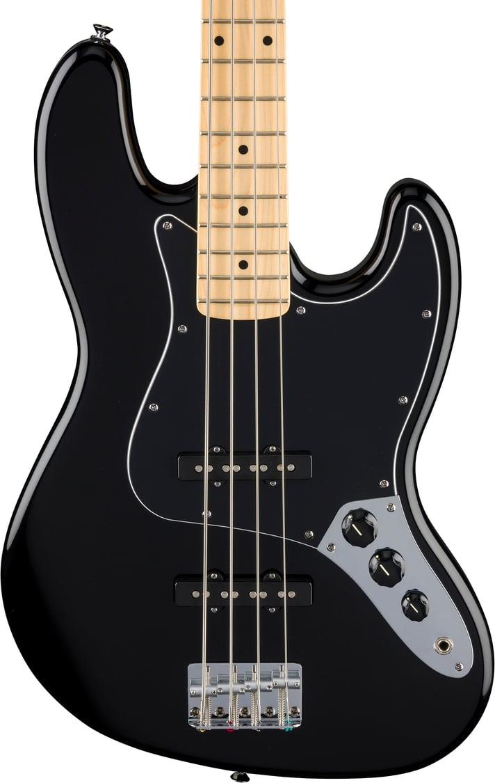 Fender Standard Jazz Bass Akçağaç Klavye Black Bas Gitar 1