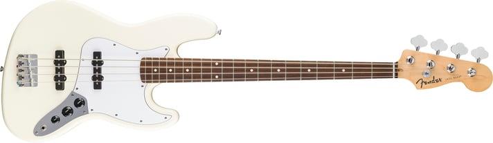Fender Standard Jazz Bass Laurel Klavye Olympic White Bas Gitar 2
