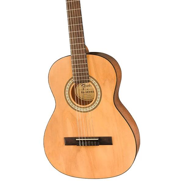 Fender FA-25N Ceviz Klavye Naturel Klasik Gitar 2