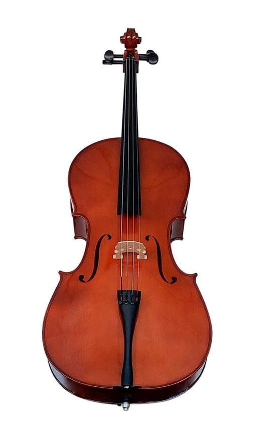 VALENCIA CE160G44MAT CELLO, GERMAN STYLE, 4/4, MAT 1