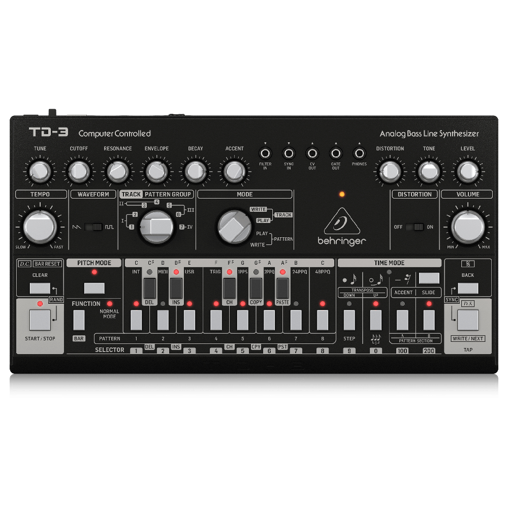 BEHRINGER TD-3-BK Analog Bass Line Synthesizer (Siyah) 1