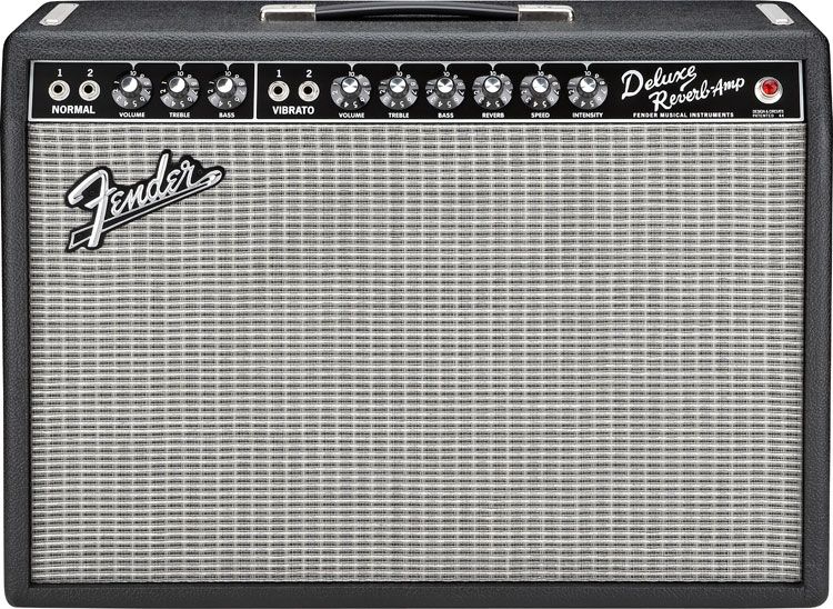 Fender 65 Deluxe Reverb Elektro Gitar Amfisi 4
