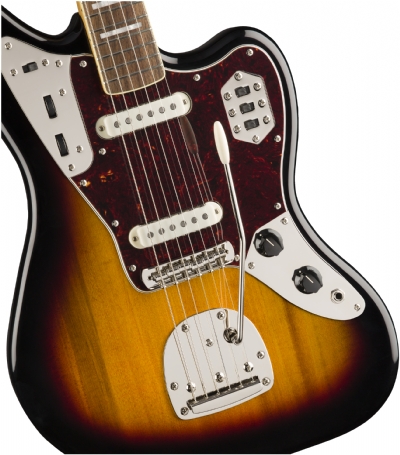 Squier Classic Vibe 70s Jaguar Laurel Klavye 3-Color Sunburst Elektro Gitar 4