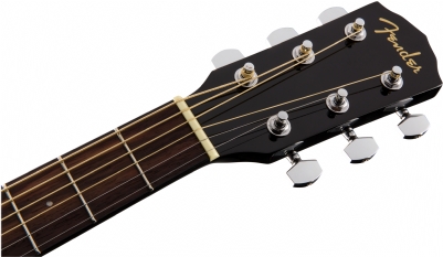 Fender CD-60S Dreadnought Black Akustik Gitar 6