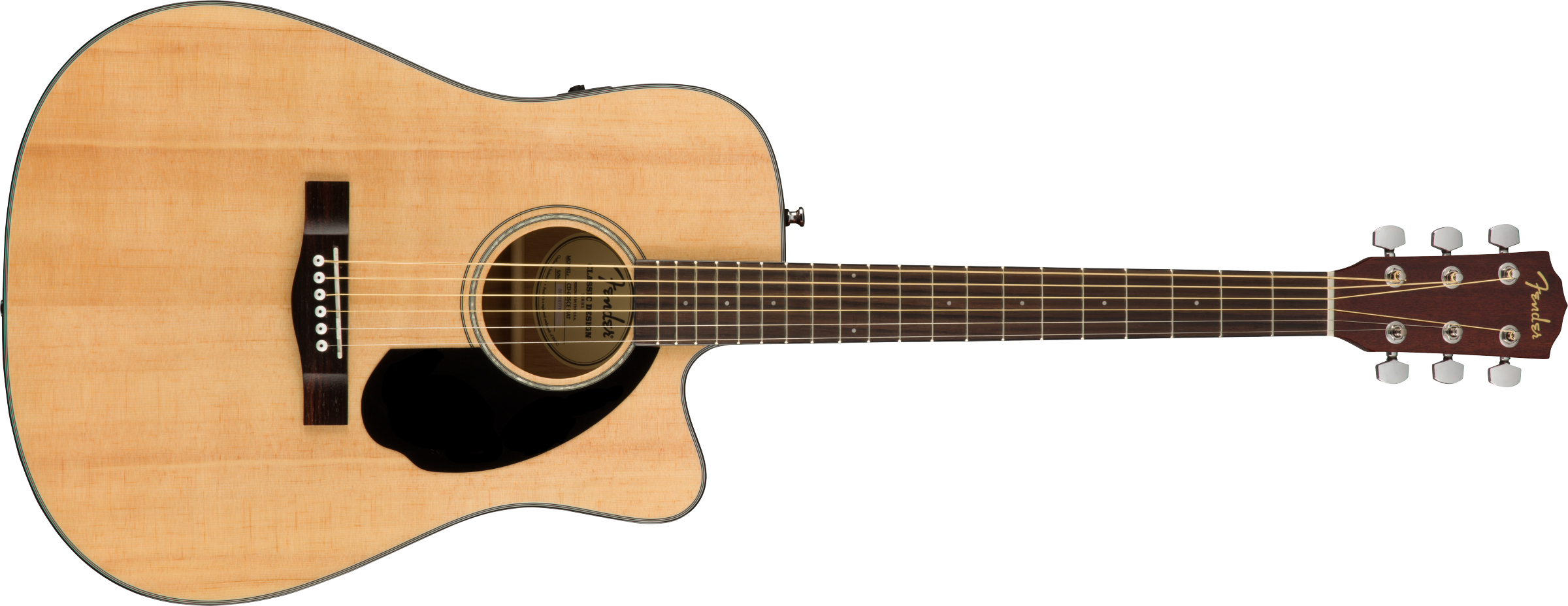 Fender CD-60SCE Dreadnought Natural Elektro Akustik Gitar 1