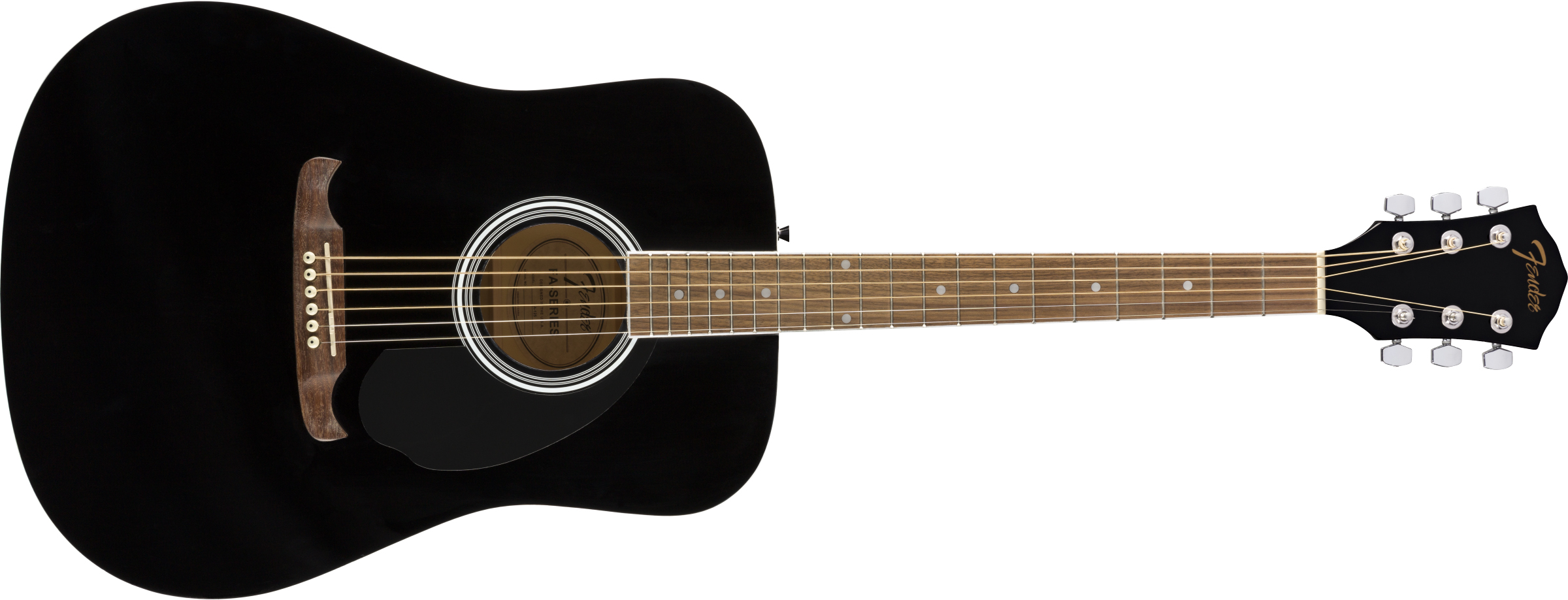 Fender FA-125 Dreadnought Black Akustik Gitar 1