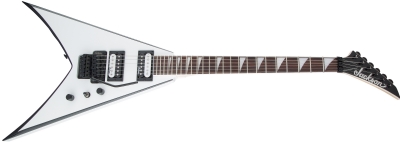 Jackson JS King V JS32 Amaranth Klavye White with Black Bevels Elektro Gitar 3