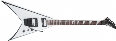 Jackson JS King V JS32 Amaranth Klavye White with Black Bevels Elektro Gitar 4
