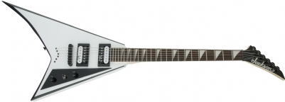 Jackson JS Rhoads JS32T Amaranth Klavye White with Black Bevels Elektro Gitar 3