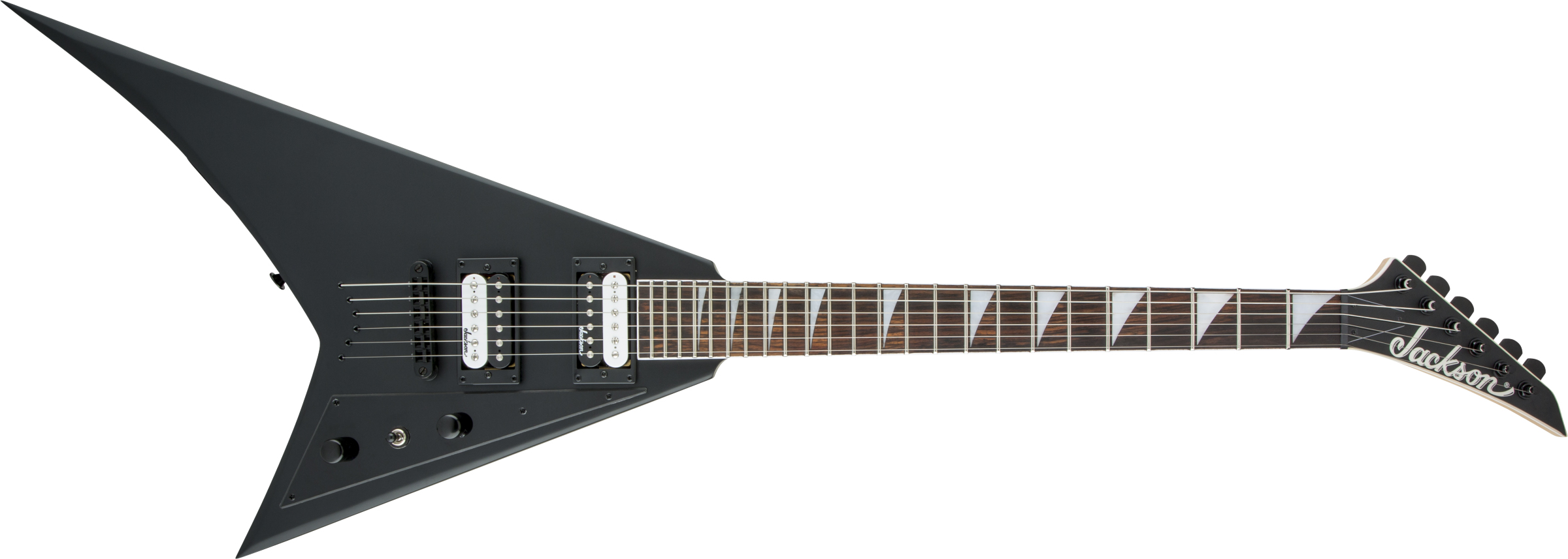 Jackson JS Rhoads JS32T Amaranth Klavye Satin Black Elektro Gitar 1