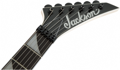 Jackson JS Warrior JS32 Amaranth Klavye Black with White Bevels Elektro Gitar 4